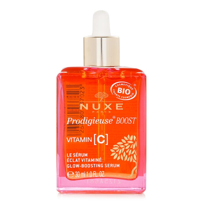 A certified organic serum that instantly brightens, smooths & protects skin from early signs of aging Delivers a refreshing, ultra-light texture that absorbs quickly into skin, leaving it hydrated, plump & visibly radiant throughout the day Utilizes stabilized Vitamin C & Citrus Fruit Water to boost glow, even skin tone & provide 8-hour antioxidant protection against free radicals Combines naturally sourced Hyaluronic Acid & Chia Seed Extract to deeply hydrate, smooth fine lines & improve skin texture over time Supports skin barrier strength with marine-origin Carrageenan, Lactobacillus Ferment & Sodium Hyaluronate for long-lasting comfort & resilience Enhances skin freshness with a vegan formula composed of 99% natural origin ingredients & infused with 100% natural aromatic notes Suits all skin types including sensitive, dry & combination skin, ideal for daily use to maintain a luminous complexion Made in France
